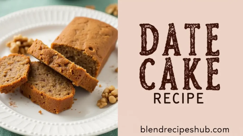 Date Cake Recipe You’ll Love: 3 Secret Ingredients for a Richer Taste 2 Date Cake Recipe