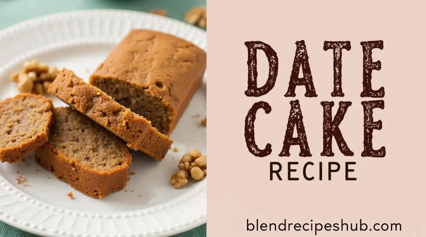 Date Cake Recipe You’ll Love: 3 Secret Ingredients for a Richer Taste 1 Date Cake Recipe