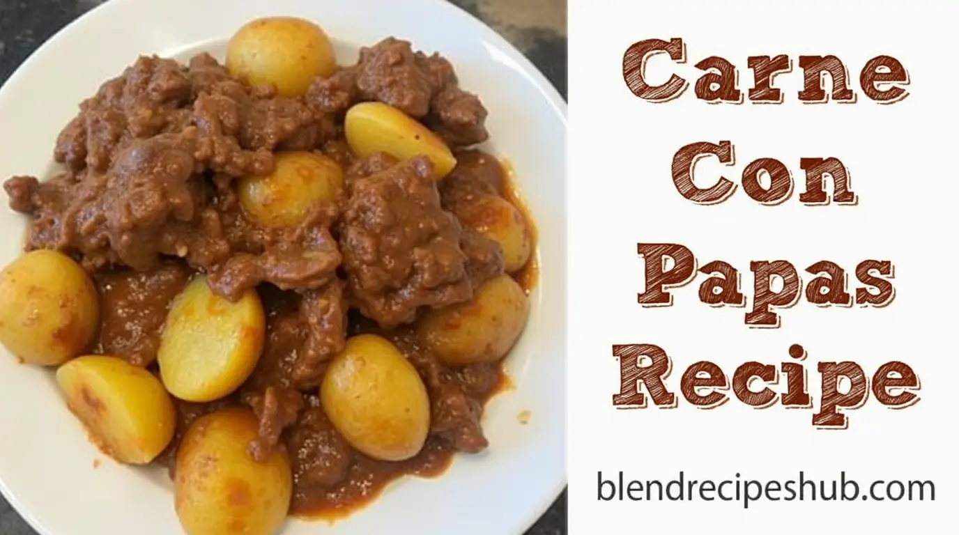 Carne Con Papas Recipe - A delicious, hearty Latin American dish