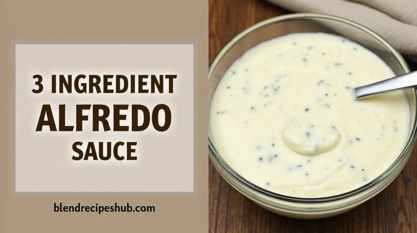 3 Ingredient Alfredo Sauce: Easy and Quick Sauce For The Best Meals (Homemade) 1 3 Ingredient Alfredo Sauce