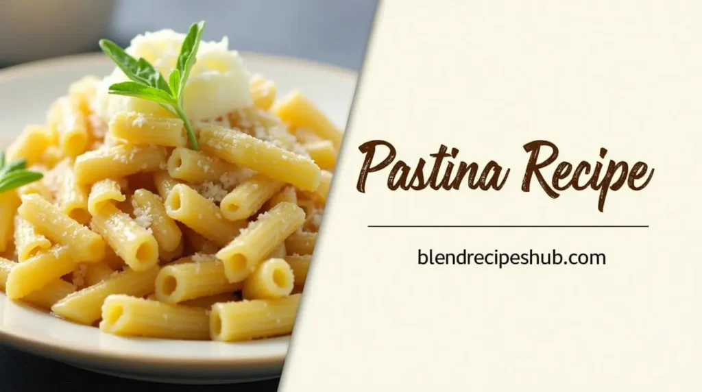 Pastina Recipe with ingredients