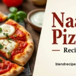 Naan Pizza recipe with vibrant toppings